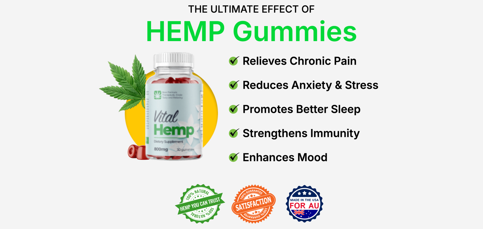 Vital Hemp Gummies AU, NZ 2026